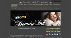 Desktop Screenshot of beautyink.ca